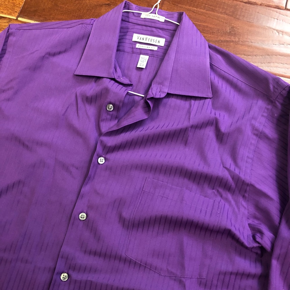 Van Heusen Satin Dress Shirt